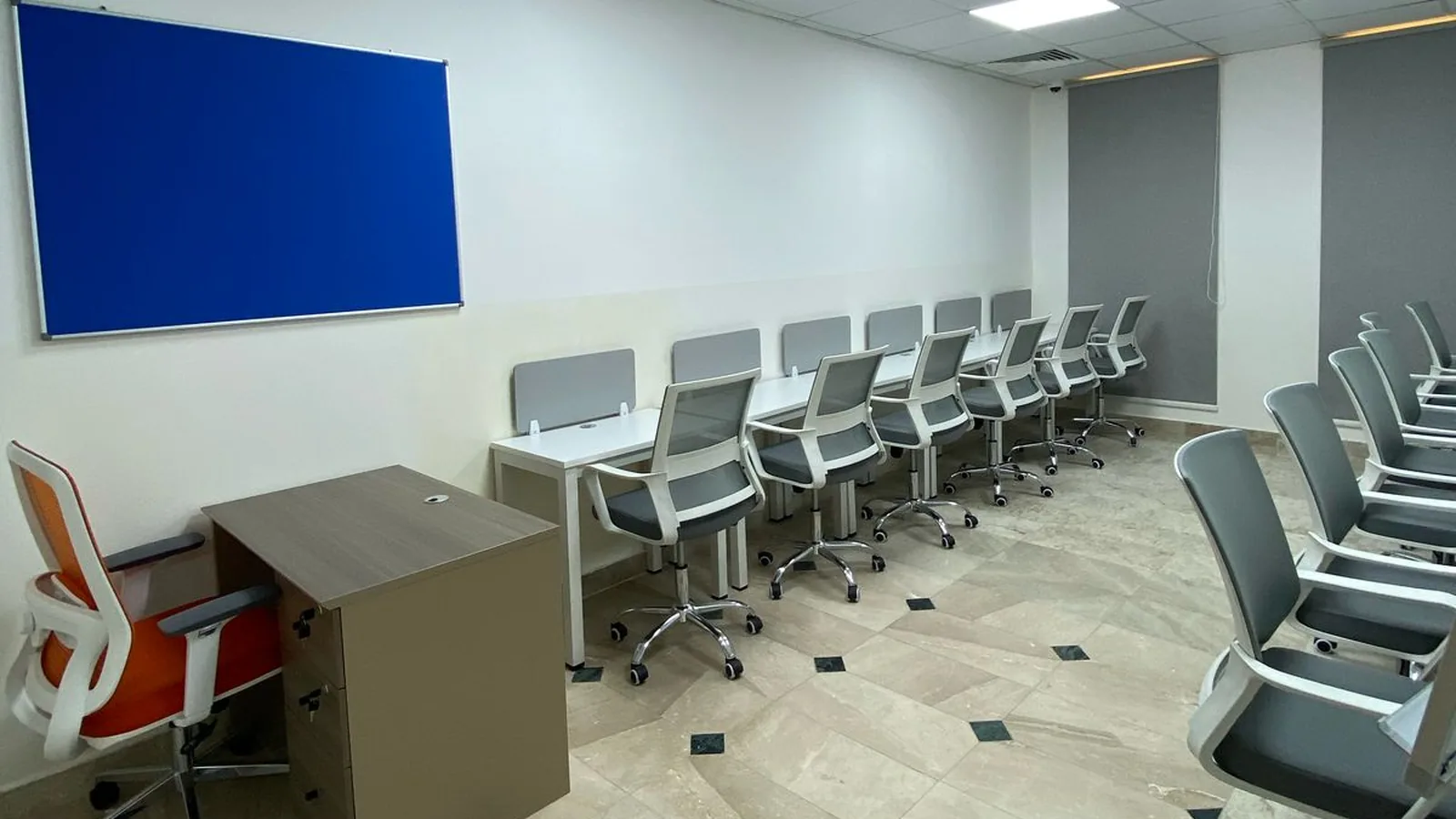 The Tech Hub computer lab at Future Skills Academy, Muscat