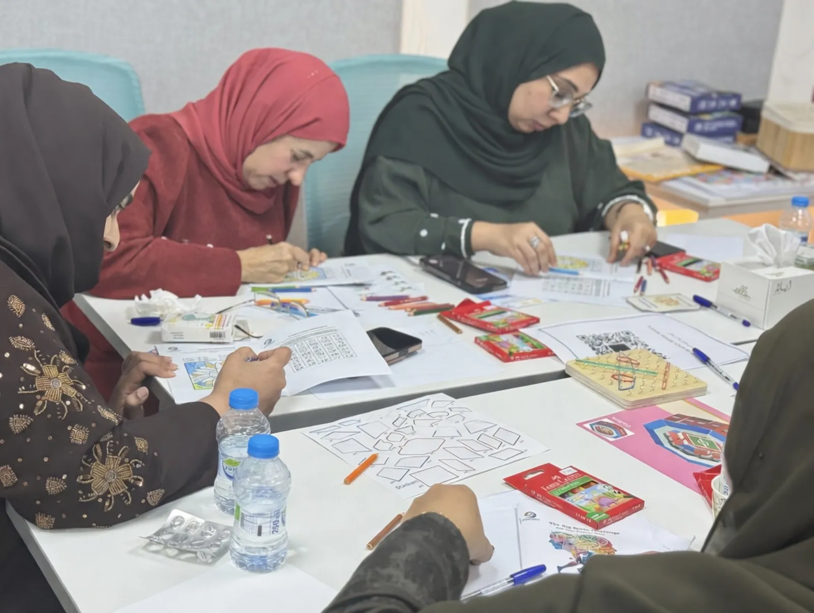 Professionals in a workshop