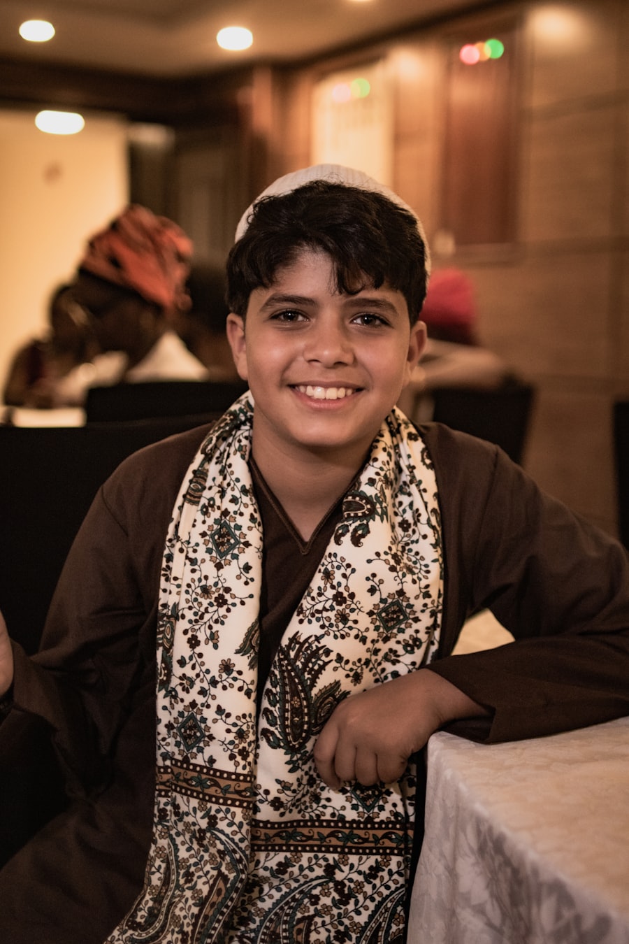 A confident young Omani student